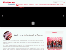 Tablet Screenshot of mahindrasanyo.com